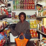 A woman in a supermarket surrounded by crisps and boxes of cereal (Photo: Retha Ferguson)